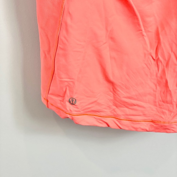 Lululemon Orange Criss Criss Open Back Tank 6 - Picture 6 of 7